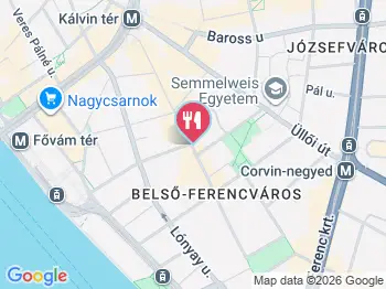 Berek Kávézó Budapest a térképen