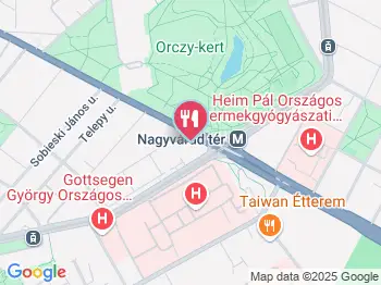 Bereket Török Étterem Budapest a térképen