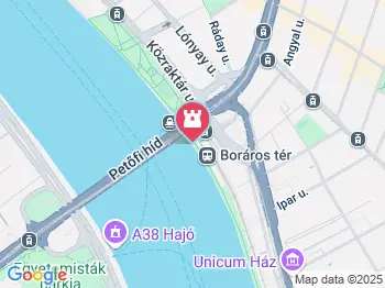 Bernovits Vilma emlékhely Budapest a térképen