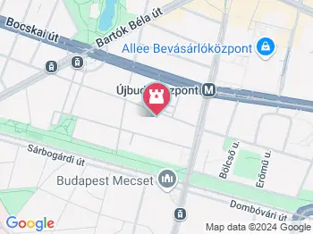 Bét Sálom Zsinagóga Budapest a térképen