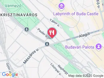 Betevő Budapest a térképen