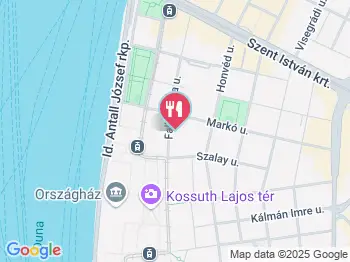 Billog Burger Bar Budapest a térképen