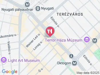 Billy's Pub Budapest a térképen