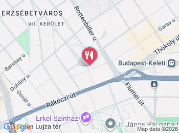Bistro Ferragosto Budapest a térképen