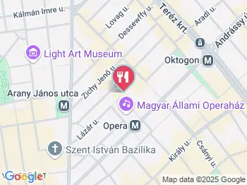 Bistro Suppé Budapest a térképen