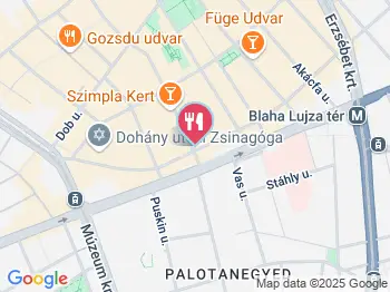 Bistrology Budapest a térképen