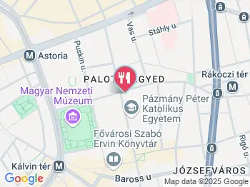 Bisztrónyúl Budapest a térképen