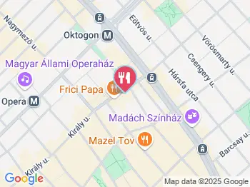 Bite Bakery Cafe - Király utca Budapest a térképen