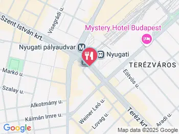 Bite Bakery Cafe - Nyugati Budapest a térképen