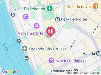 Bite Bakery Cafe - Szervita Budapest a térképen