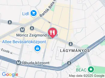 Black Dog Terasz & Pizzéria Budapest a térképen