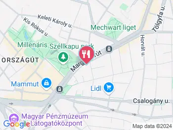 Blue Agori - Greek Street Food Bar - Margit körút Budapest a térképen