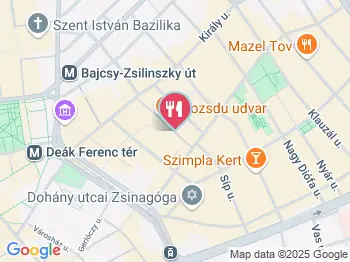 Blue Bird Cafe - Gozsdu Udvar Budapest a térképen