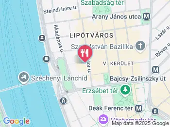 BM Duna Palota Étterme Budapest a térképen