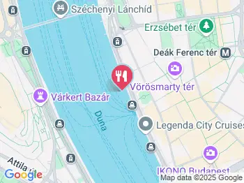 BOATanic Terrace & Bar Budapest a térképen