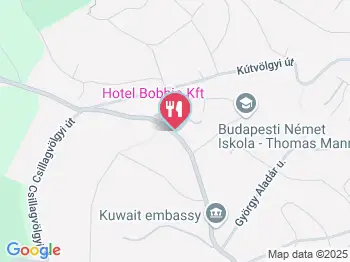 Bobbio Hotel Étterme Budapest a térképen