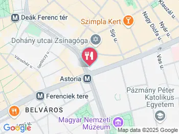 Bocadillo Café Budapest a térképen