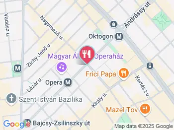 Bocskai Cukrászda - Andrássy út Budapest a térképen