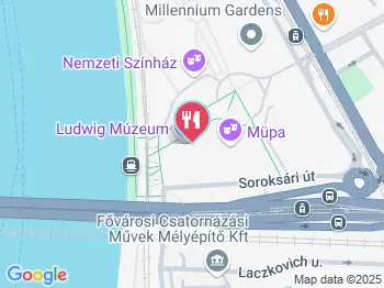 Bohém Étterem - Művészetek Palotája Budapest a térképen