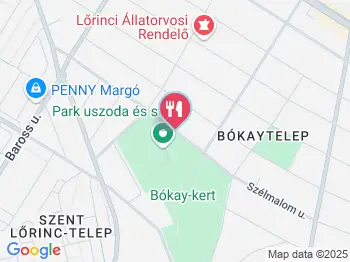 Bókay Kert Budapest a térképen