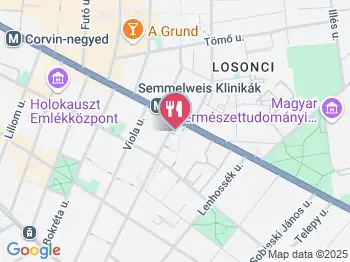 Boldog Bögre Leves & Pasta Bár Budapest a térképen