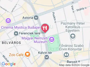 Bonboncha Budapest a térképen