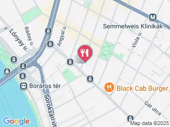 Bonjour Cafe Budapest a térképen