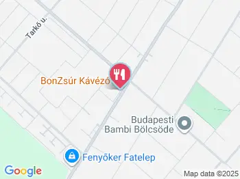 BonZsúr Kávézó Budapest a térképen