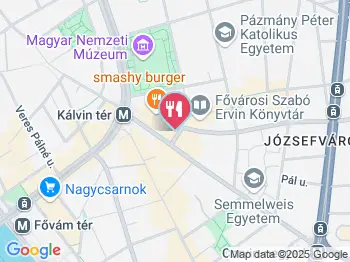 BOOM Gelato Budapest a térképen