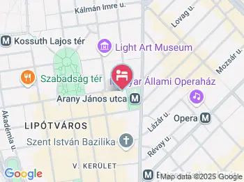 Boomerang Hostel & Apartments Budapest a térképen