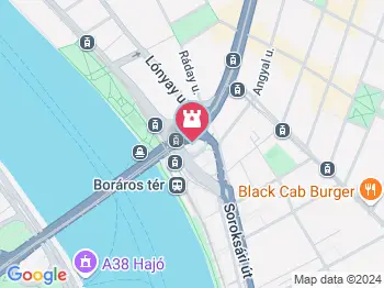 Borárus-szoborkompozíció Budapest a térképen