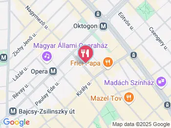 Bordó Bisztró Budapest a térképen