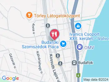 BORgiorno Budapest a térképen