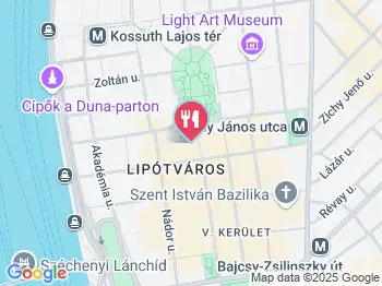 Borkakas Wine Bistro Budapest a térképen