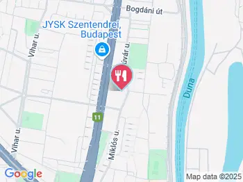 Boróka Fagyizó - Miklós utca Budapest a térképen