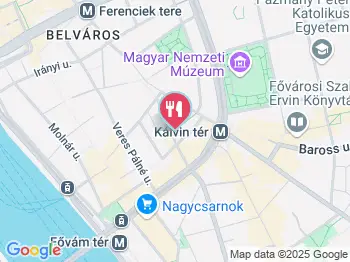 Borssó Bistro Budapest a térképen