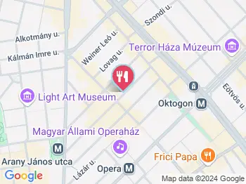 Bortodoor City Budapest a térképen