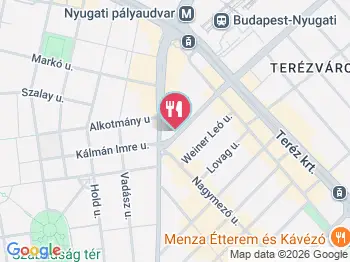 Botanic Cafe Budapest a térképen