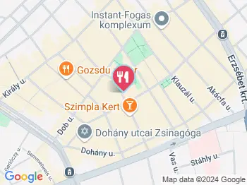 Botellón Terasz Budapest a térképen