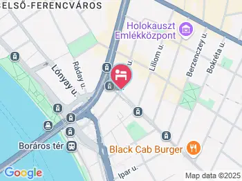 Boulevard City Panzió & Apartmanok Budapest a térképen