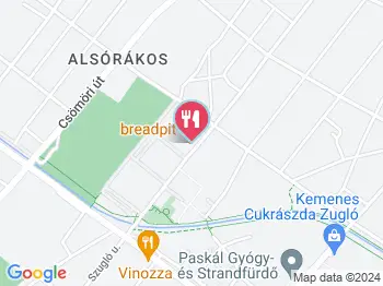 Breadpit Budapest a térképen