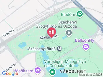 BRGR - Városliget Budapest a térképen