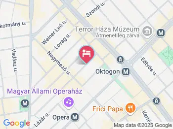 Broadway Hotel Budapest Budapest a térképen