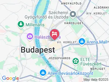 Broadway City Panzió Budapest a térképen