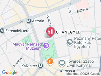 Brody House Café, Bar & Bistro Budapest a térképen