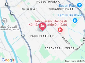 Bruda Panzió Budapest a térképen