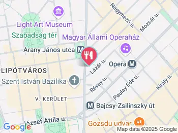 Brunch Bistro Budapest Budapest a térképen