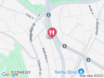 Bubba's Captains Pub Budapest a térképen