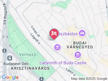 Buda Castle Fashion Hotel Budapest a térképen