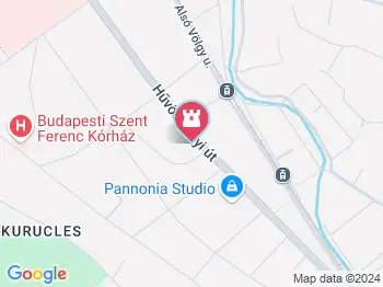 Buda-Nyéki Középkori Királyi Vadászkastély Budapest a térképen